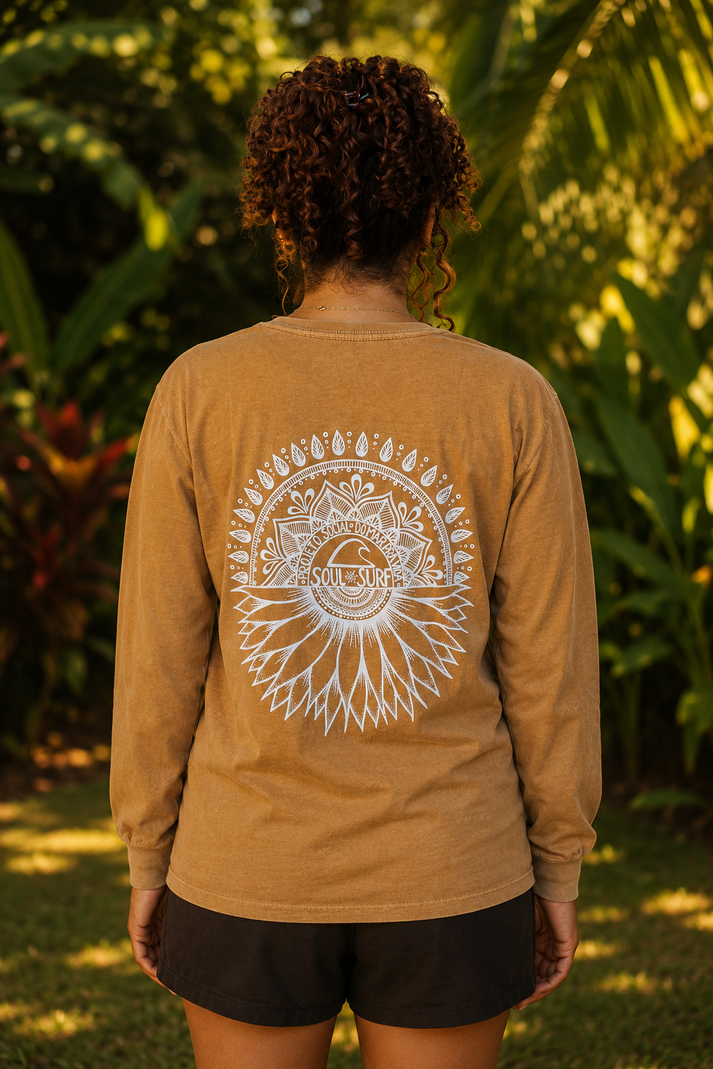 Camiseta Manga Longa Mandala